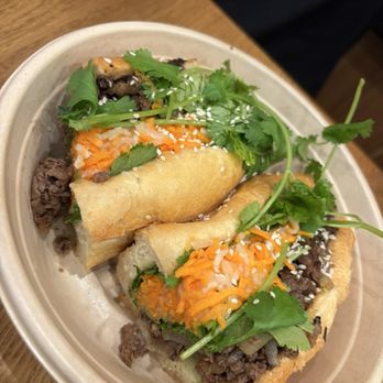 Nguyen’s Kitchen - bulgogi ribeye Bulgogi Short Rib Steak Sandwich - Vietnamese Near Me - Long Beach, California