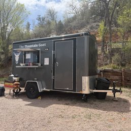 Exterior outside entrance of The Mountain Goat - The Mountain Goat food wagon. - Hot Springs, South Dakota Exterior outside entrance of The Mountain Goat - The Mountain Goat food wagon. - Hot Springs, South Dakota