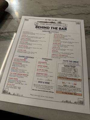 Menu photo 2 Stone Groove Stillhouse Anaheim, CA