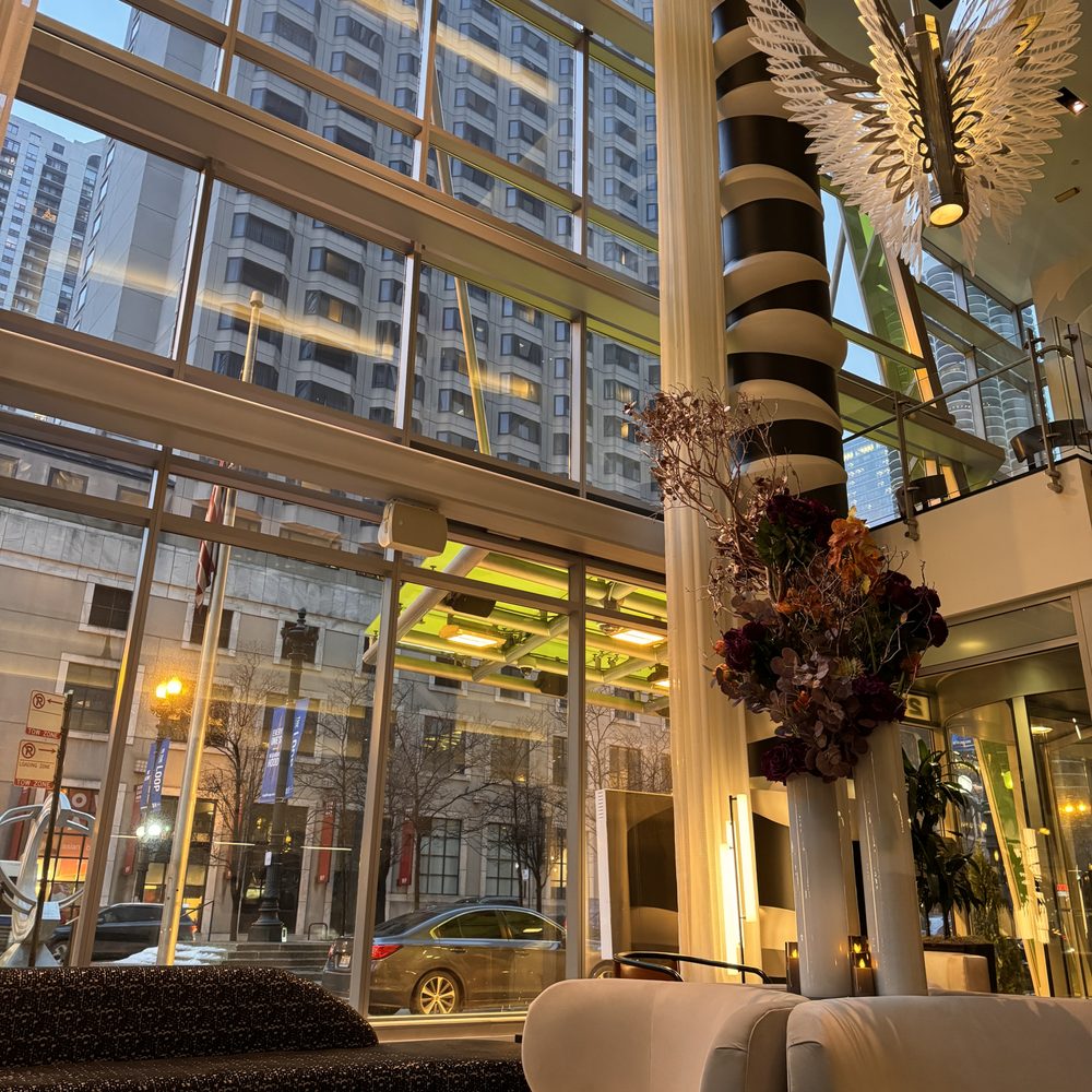 Inside The Wit hotel lobby next door to State and Lake Tavern Inside The Wit hotel lobby next door to State and Lake Tavern