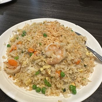 Yi Xin Cafe - Salted egg  fried rice - Hong Kong Style Cafe Near Me - Honolulu, Hawaii