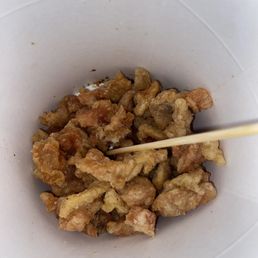 Fried skin bits