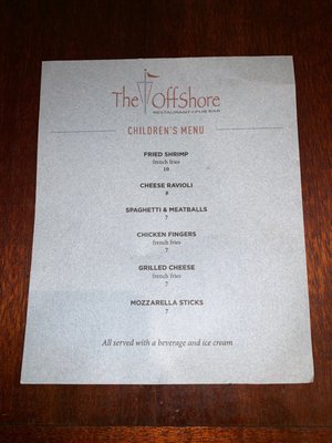 Menu photo 4 The Offshore Restaurant & Bar Point Pleasant Beach, NJ