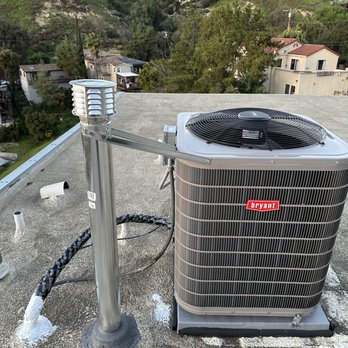 Orion HVAC - The new condenser installed on the roof along with a new metal vent pipe. Orion's team listened to my needs and offered smart solutions. - Heating & Air Conditioning/HVAC Near Me - La Crescenta, California Orion HVAC - The new condenser installed on the roof along with a new metal vent pipe. Orion's team listened to my needs and offered smart solutions. - Heating & Air Conditioning/HVAC Near Me - La Crescenta, California