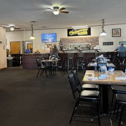 C’s Country Diner - Inside of restaurant, counter and tables.