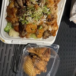 Chicken, Beef & Shrimp Hibachi