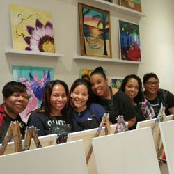The Paint Bar - Before we make our masterpieces!