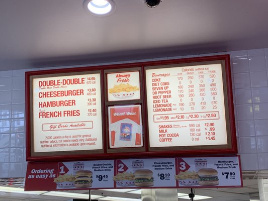Menu photo 6 In-N-Out Burger San Francisco, CA