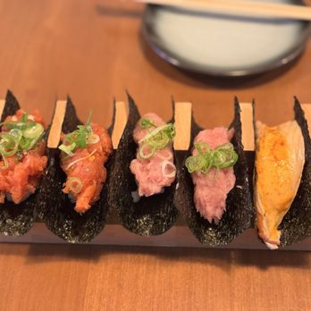 Oh Banzai - Spicy tuna, toro, salmon mayo - Japanese Near Me - Gardena, California Oh Banzai - Spicy tuna, toro, salmon mayo - Japanese Near Me - Gardena, California