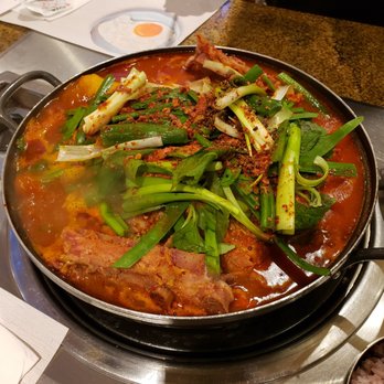 Gam Ja Chon - Gamja Jeon Gol aka pork bone soup - Korean Near Me - Rowland Heights, California