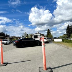 Out & About Burgers - The line starts at the left hand section 4/21/24