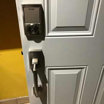 Good Lock - Schlage Sense Smart Deadbolt with Century Trim in Satin Nickel (BE479 CEN 619) (Interior) - Keys & Locksmiths Near Me - Los Angeles, California