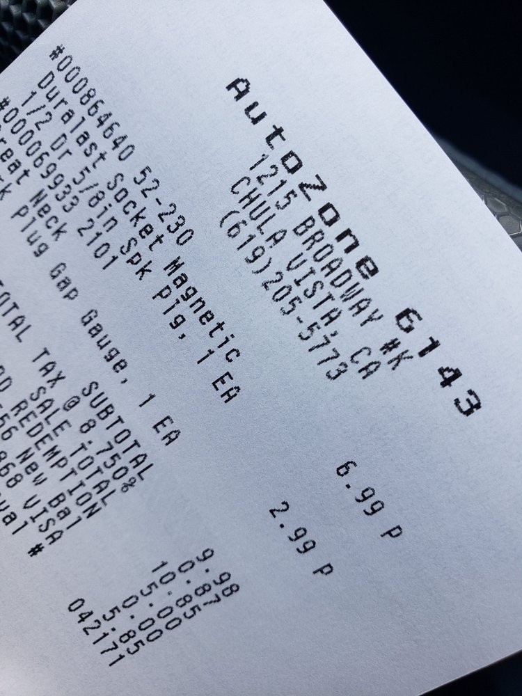 AUTOZONE 1215 Broadway, Chula Vista, California Auto Parts