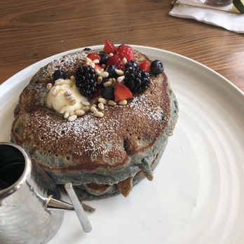 Panxa Cocina - Blue corn cakes... Bomb! - Cocktail Bars Near Me - Long Beach, California