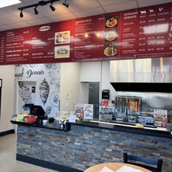 Donair Affair - Front counter and menu boards~ (May 2025)