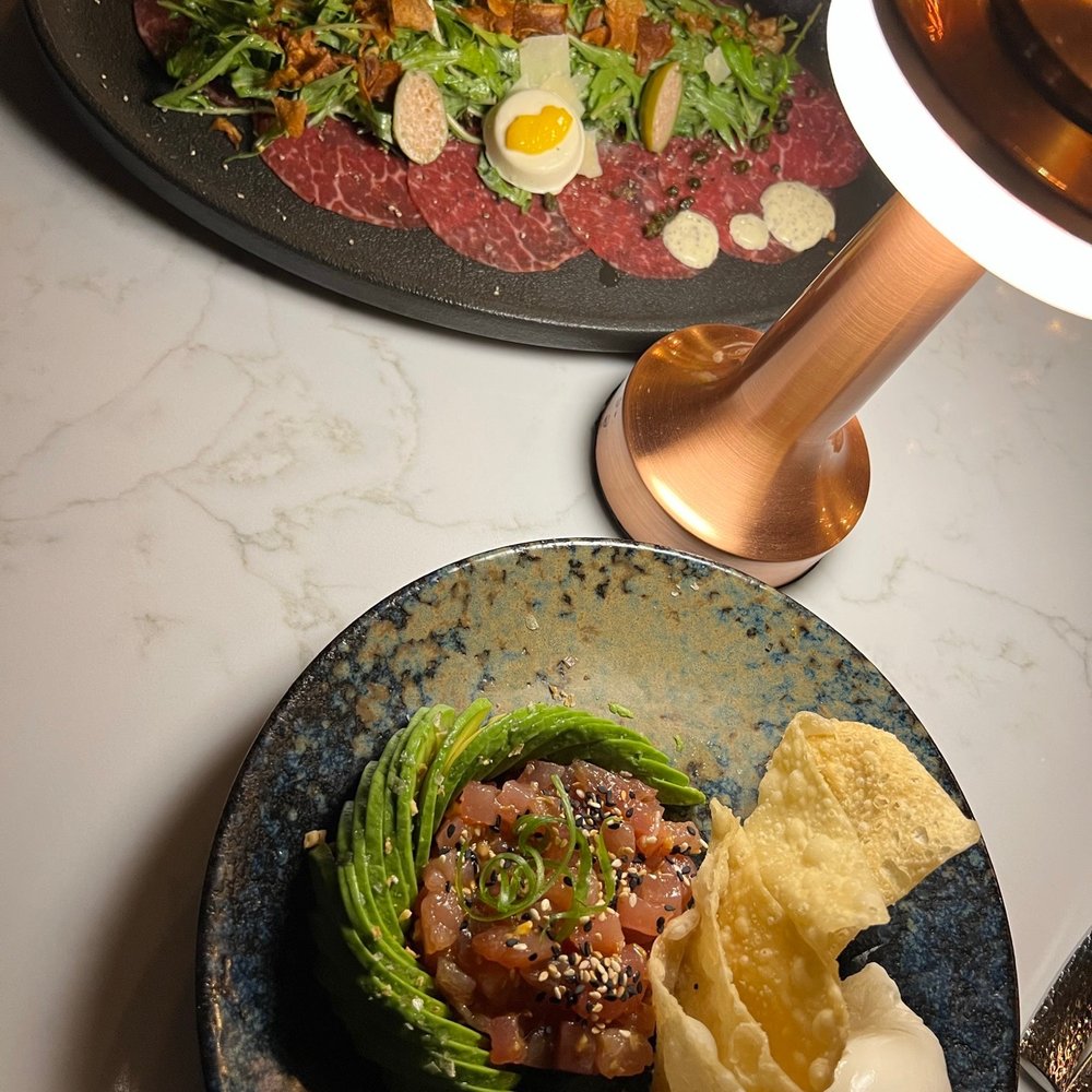 Ramsay's Kitchen - Poke nachos and carpaccio - New American Near Me - Las Vegas, Nevada Ramsay's Kitchen - Poke nachos and carpaccio - New American Near Me - Las Vegas, Nevada