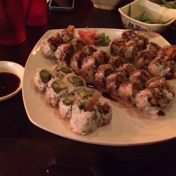 Mr. Sushi - Vegan sweet potato and custom Vege maki with pickled ginger and horseradish on the side! - Sushi Bars Near Me - Cincinnati, Ohio Mr. Sushi - Vegan sweet potato and custom Vege maki with pickled ginger and horseradish on the side! - Sushi Bars Near Me - Cincinnati, Ohio