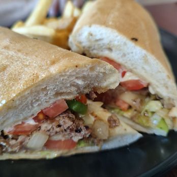 Oasis Cafe - Cheese steak- looks deceiving because at first it doesn't look like a lot of meat but when you open it up, there's a good amount there. - Breakfast & Brunch Near Me - Culpeper, Virginia