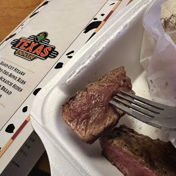 Texas Roadhouse - Medium steak that actually blue! - American Near Me - Richmond, Texas Texas Roadhouse - Medium steak that actually blue! - American Near Me - Richmond, Texas