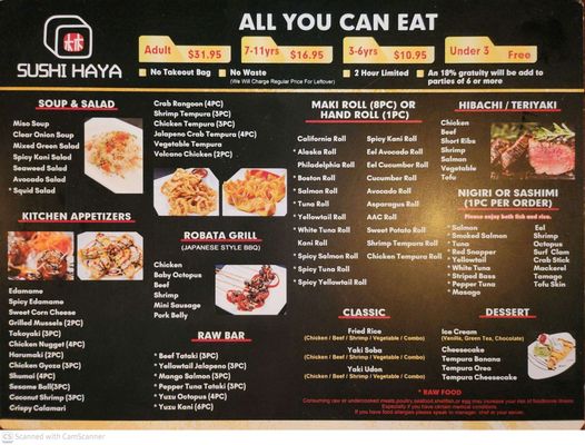 Menu photo 4 Sushi Haya San Antonio, TX Menu photo 4 Sushi Haya San Antonio, TX