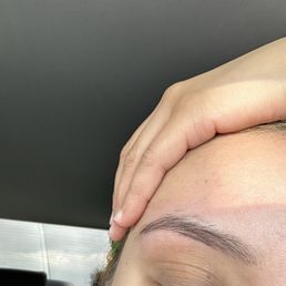 Left eyebrow