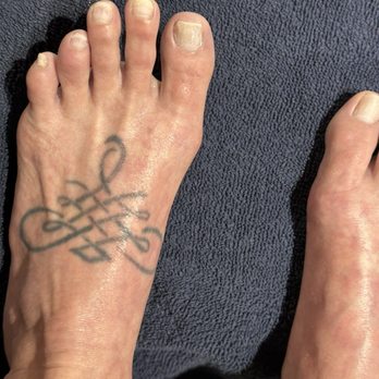 Paradise Nails & Spa - Dips filed into my toe nails, - Nail Salons Near Me - Oklahoma City, Oklahoma