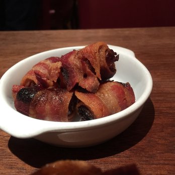 Iberia Restaurant - datiles endiablados (Bacon-Wrapped Dates) @ Iberia Restaurant - Tapas/Small Plates Near Me - Belmont, California