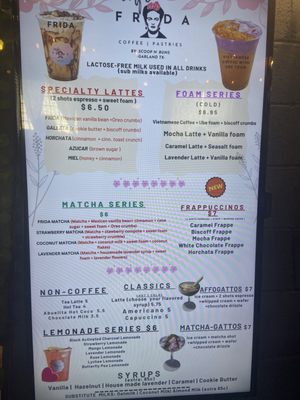 Menu photo 8 Cafe Frida Garland, TX