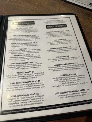 The Cove Restaurant and Lounge by null