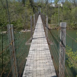 Town of Woodstock - Check out some of the swinging bridges.