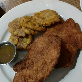 Cutlass Grille - Fried tilapia and fried tostones - Caribbean Near Me - Chesapeake, Virginia