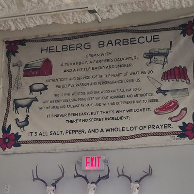 Menu photo 1 Helberg Barbecue Woodway, TX Menu photo 1 Helberg Barbecue Woodway, TX