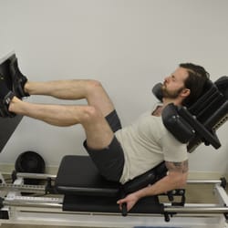 Optimized Fit - Getting a workout in on the leg-press
