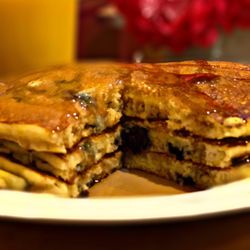 Smith & Clarkson's Cafe - Stack of blueberry pancakes