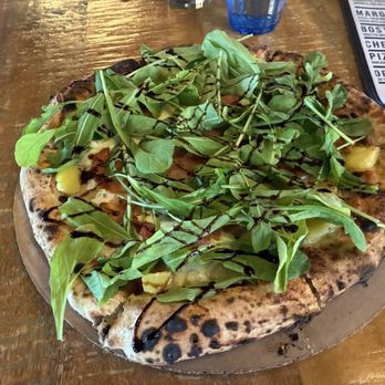 Mill 77 Brewing - Bansheez Hawaiian pizza special - mozz, prosciutto, pineapple, garlic, arugula and balsamic glaze drizzle - Breweries Near Me - Amesbury, Massachusetts Mill 77 Brewing - Bansheez Hawaiian pizza special - mozz, prosciutto, pineapple, garlic, arugula and balsamic glaze drizzle - Breweries Near Me - Amesbury, Massachusetts