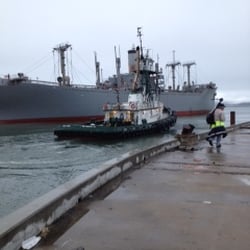 Carica Wines - SS Red Oak Victory, our neighbor on the Richmond waterfront