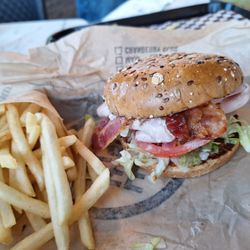 Turkey bacon ranch sandwich. Pretty fresh ingredients.