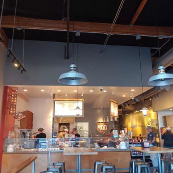 MOD Pizza - Plenty of seats inside and you get to see pizza made! - Pizza Near Me - Huntington Beach, California MOD Pizza - Plenty of seats inside and you get to see pizza made! - Pizza Near Me - Huntington Beach, California
