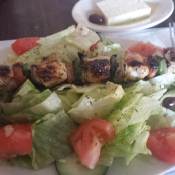 Athenian Room - Chicken kabob salad - Greek Near Me - Chicago, Illinois Athenian Room - Chicken kabob salad - Greek Near Me - Chicago, Illinois