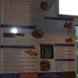 Döner Kebab - Menu and hours as of 6 DEC 2017