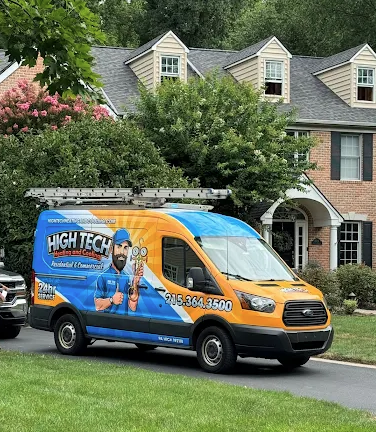 Slide of High Tech Heating and Cooling