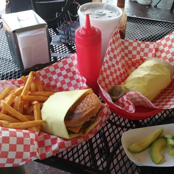 Norm's Hamburger - Bacon cheeseburger with fries combo , they're famous breakfast burrito with sausage large Coke and some avocado boom! - Burgers Near Me - Burbank, California Norm's Hamburger - Bacon cheeseburger with fries combo , they're famous breakfast burrito with sausage large Coke and some avocado boom! - Burgers Near Me - Burbank, California