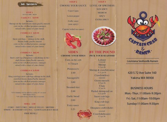 Menu photo 6 Captain Crab & Ramen Yakima, WA