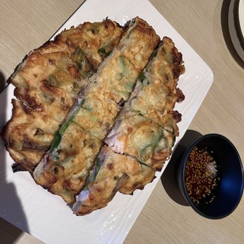 Sonamu Korean Restaurant - Seafood and scallion pancake $25 - Korean Near Me - San Francisco, California