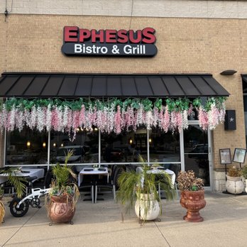 Ephesus Bistro & Grill - Exterior seating - Mediterranean Near Me - Rowlett, Texas