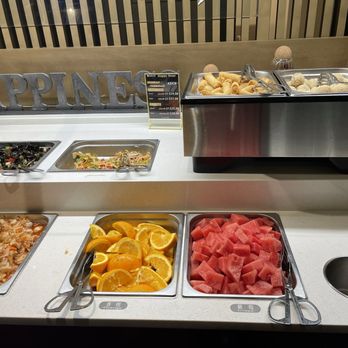 Happy Lamb Hot Pot - Fruit and side selection. This is an additional $2.99 on top of regular AYCE price - Hot Pot Near Me - Seattle, Washington Happy Lamb Hot Pot - Fruit and side selection. This is an additional $2.99 on top of regular AYCE price - Hot Pot Near Me - Seattle, Washington