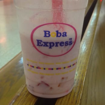 Boba Express - Strawberry milk tea with fruit jelly. - Juice Bars & Smoothies Near Me - Bellevue, Washington Boba Express - Strawberry milk tea with fruit jelly. - Juice Bars & Smoothies Near Me - Bellevue, Washington
