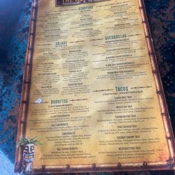 The Bungalow - Menu