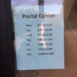 San Ysidro Postal Center - Operating hours