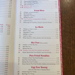 Mk's Asian Kitchen - Menu